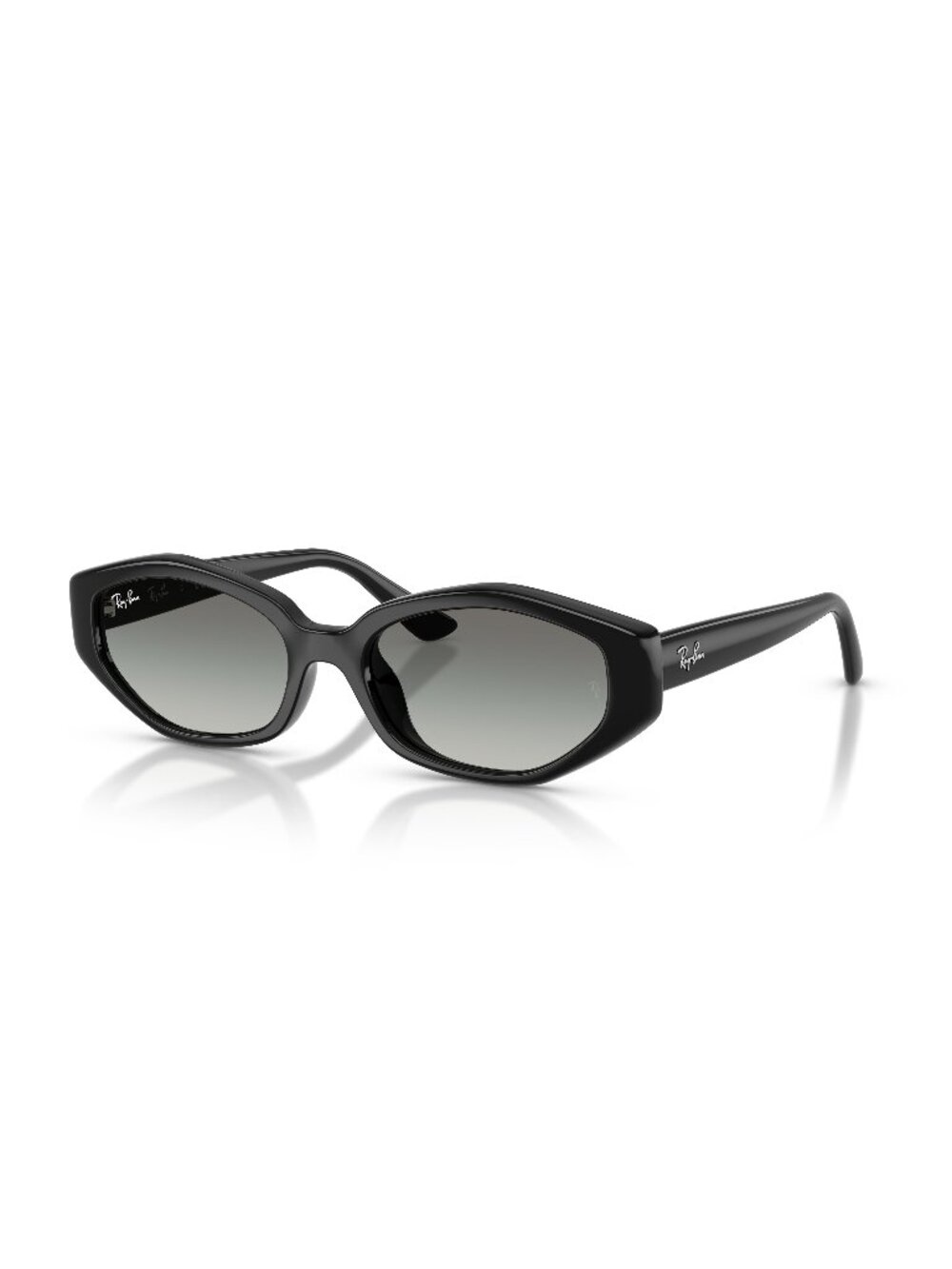 New Ray-Ban Unisex Sunglasses Black Grey Lens Injected Frame Ray Ban RB4473D 56
